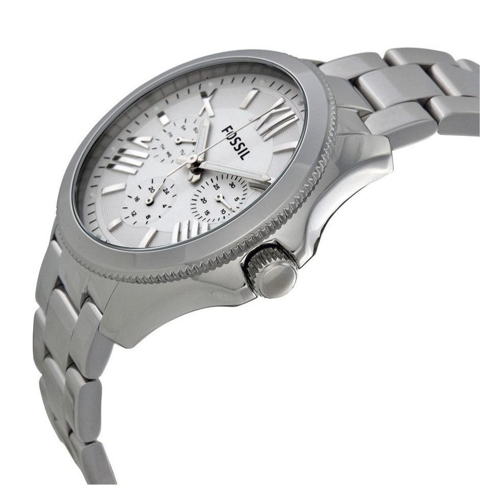 Fossil Cecile Multifunction Silver Dial Silver Steel Strap Watch for Women - AM4509 Buy Now By Fossil