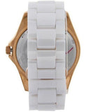 Fossil Ceramic Multifunction White Dial White Steel Strap Watch for Women - CE1006 Buy Now By Fossil