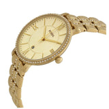 Fossil Jacqueline Gold Dial Gold Steel Strap Watch for Women - ES3547 Buy Now By Fossil