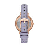 Fossil Jacqueline Purple Dial Purple Leather Strap Watch for Women - ES4814 Buy Now By Fossil