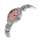 Fossil Virginia Pink Dial Silver Steel Strap Watch for Women - ES3504 Buy Now By Fossil
