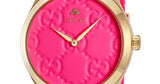 Gucci G Timeless Quartz Pink Dial Pink Leather Strap Watch For Women - YA1264115 Buy Now By Gucci
