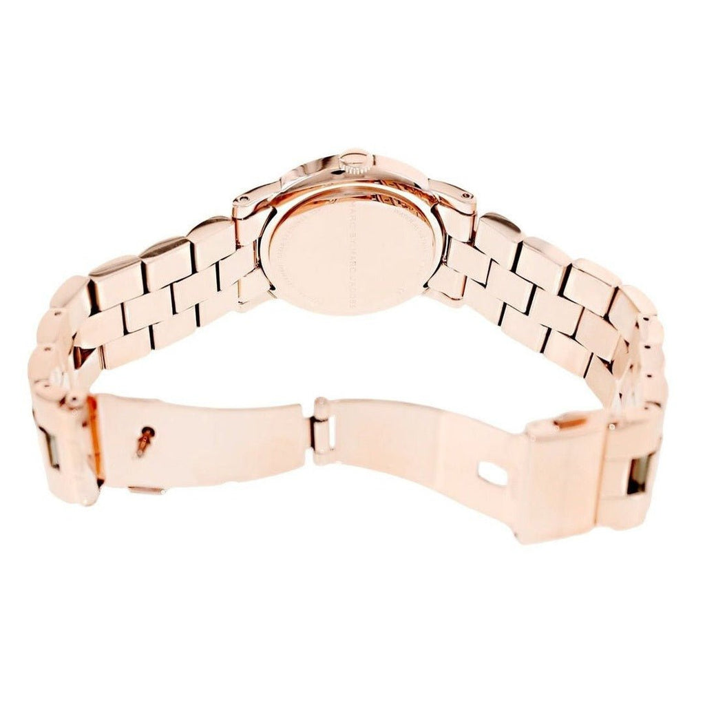 Marc Jacobs Amy Glitz Brown Dial Rose Gold Steel Strap Watch for Women - MBM3221 Buy Now By Marc Jacobs