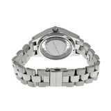 Marc Jacobs Henry Transparent Silver Dial Silver Steel Strap Watch for Women - MBM3337 Buy Now By Marc Jacobs