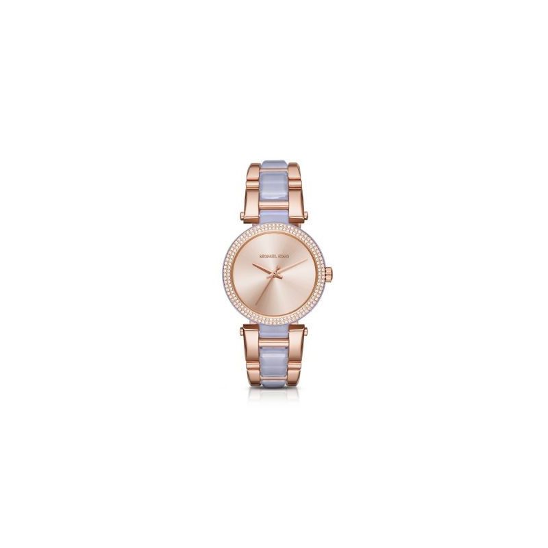 Michael Kors Delray Rose Gold Dial Two Tone Steel Strap Watch for Women - MK4319 Buy Now By Michael Kors
