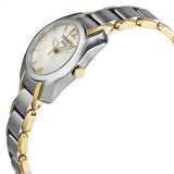 Tissot T Wave Mother of Pearl Dial Two Tone Steel Strap Watch for Women - T023.210.22.117.00 Buy Now By Tissot