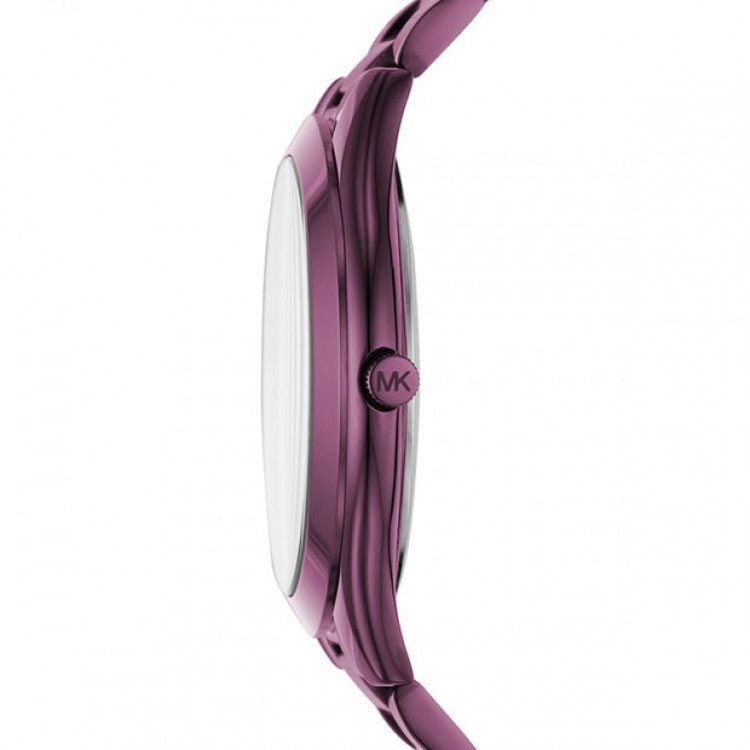 Michael Kors Lauryn Black Dial Purple Steel Strap Watch for Women - MK3724 Buy Now By Michael Kors