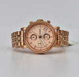 Fossil Boyfriend Chronograph Rose Gold Dial Rose Gold Steel Strap Watch for Women - ES3380 Buy Now By Fossil