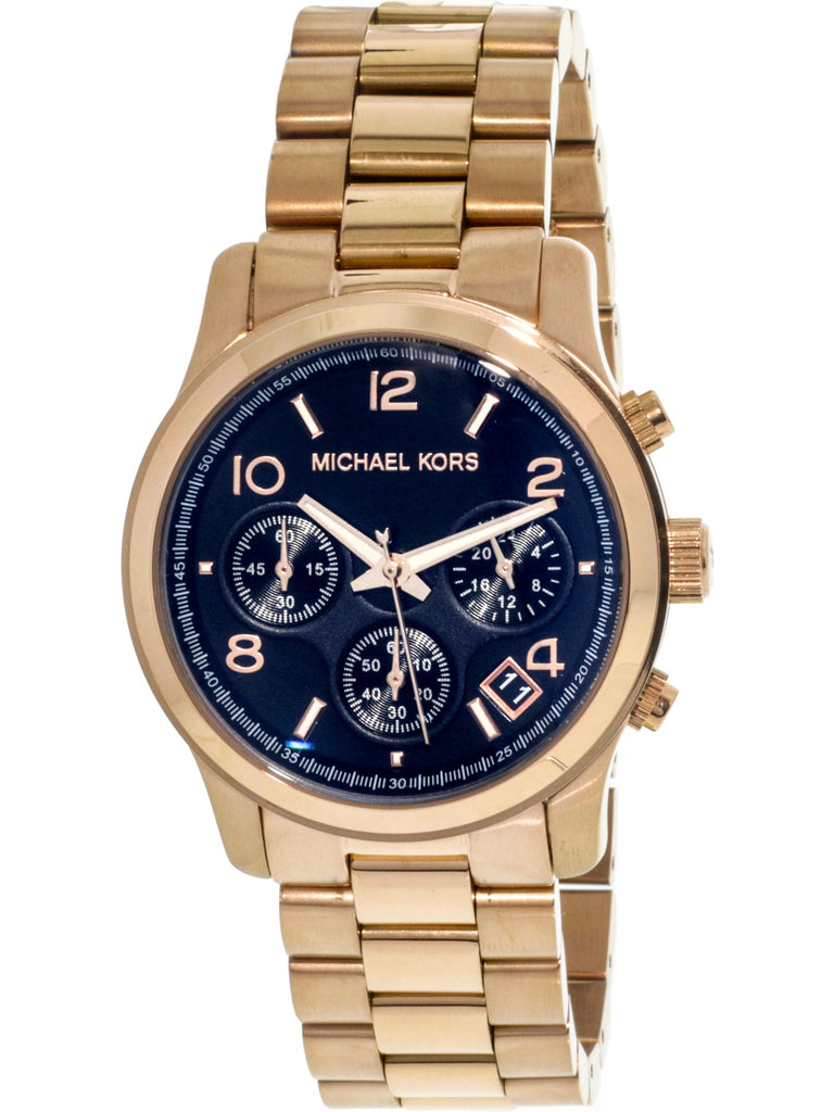 Michael Kors Runway Iridescent Dial Rose Gold Steel Strap Watch for Women - MK5940 Buy Now By Michael Kors