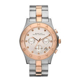 Marc Jacobs Blade Chronograph Silver Dial Two Tone Steel Strap Watch for Women - MBM3178 Buy Now By Marc Jacobs