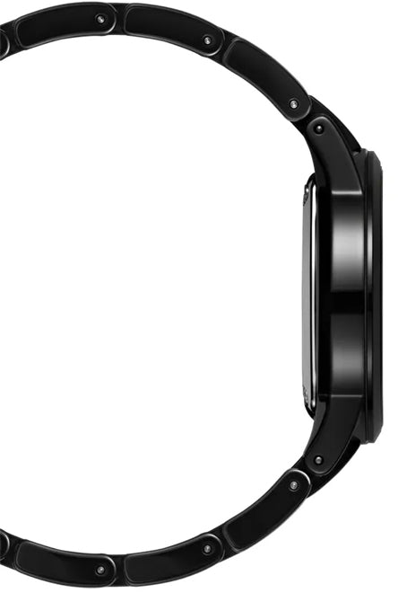 Daniel Wellington Iconic Link Ceramic Black Dial Black Steel Strap Watch For Women - DW00100414 Buy Now By Daniel Wellington