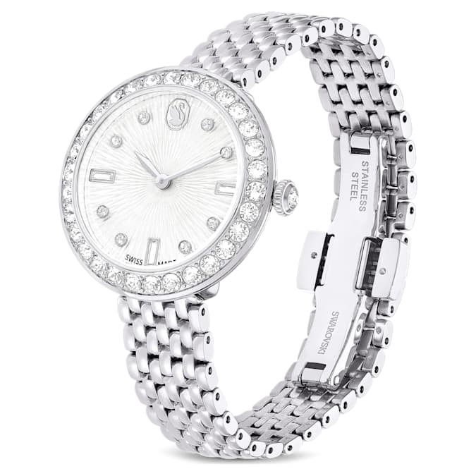 Swarovski Certa Crystals Silver Dial Silver Steel Strap Watch for Women - 5673022 Buy Now By Swarovski