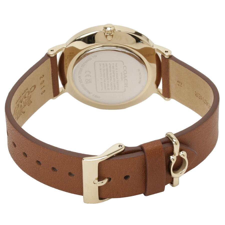Coach Perry Gold Dial Brown Leather Strap Watch for Women - 14503331 Buy Now By Coach