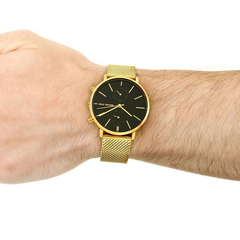 Michael Kors Jaryn Black Dial Gold Steel Strap Watch for Men - MK8503 Buy Now By Michael Kors