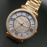 Michael Kors Kerry Mother of Pearl Dial Rose Gold Steel Strap Watch for Women - MK3333 Buy Now By Michael Kors