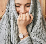 Fossil Jacqueline White Dial Pink Leather Strap Watch for Women - ES3988 Buy Now By Fossil