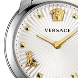 Versace Audrey Quartz White Dial Pink Leather Strap Watch for Women - VELR00119 Buy Now By Versace