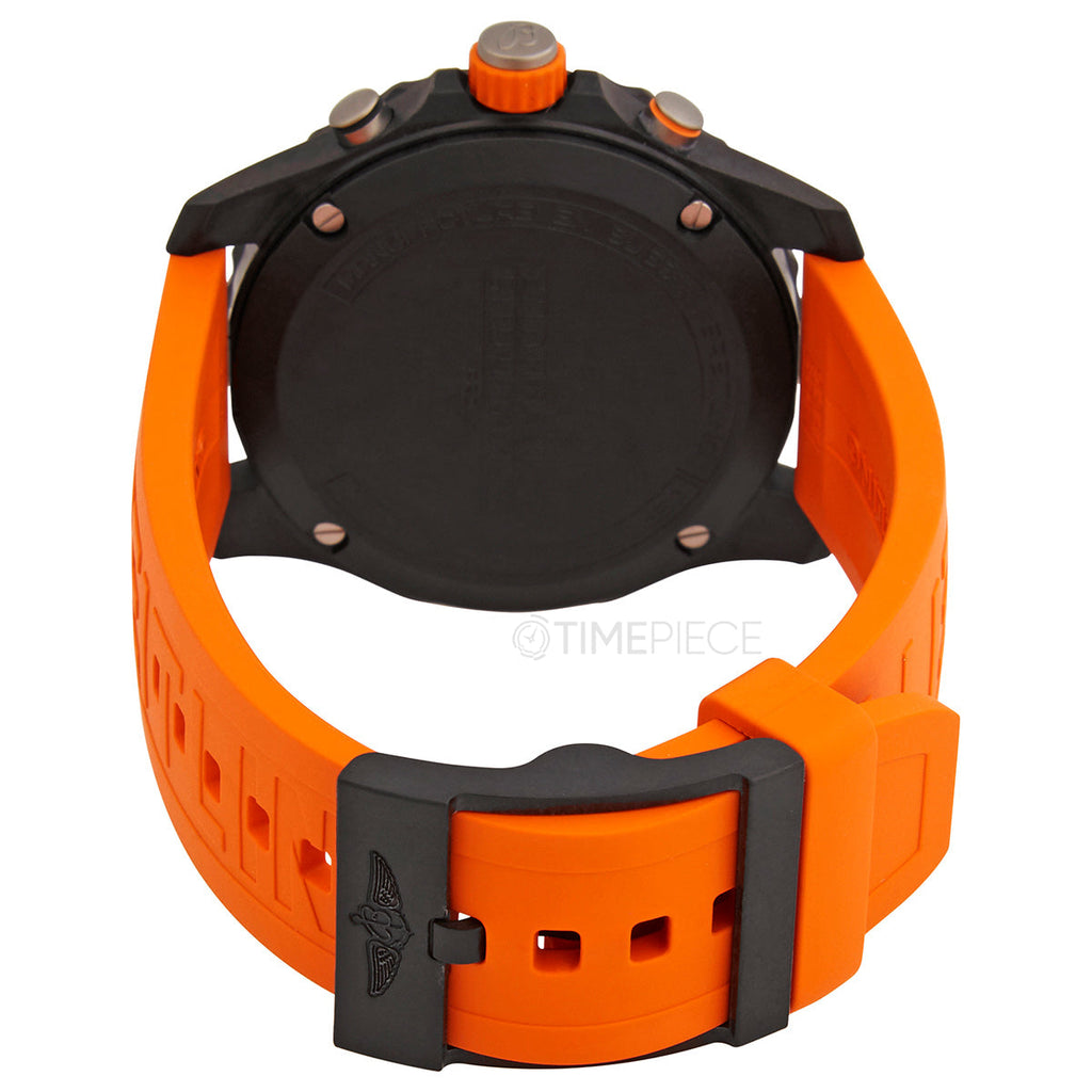Breitling Endurance Pro Black Dial Orange Rubber Strap Watch for Men - X82310A51B1S1 Buy Now By Breitling