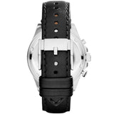 Fossil Wakefield Chronograph Blue Dial Black Leather Strap Watch for Women - CH2945 Buy Now By Fossil