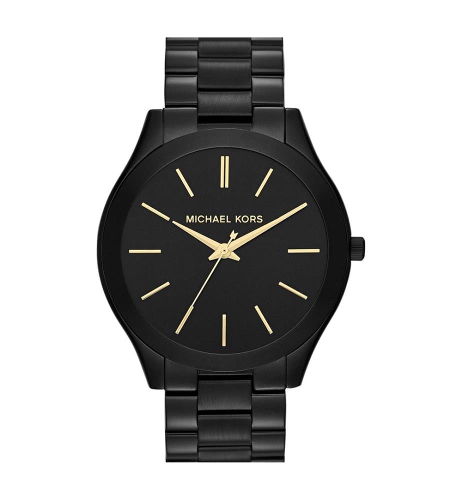 Michael Kors Mini Slim Runway Black Dial Black Steel Strap Watch for Women - MK3587 Buy Now By Michael Kors