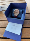 Swarovski Passage Chrono Red Dial Red Leather Strap Watch for Women - 5580345 Buy Now By Swarovski