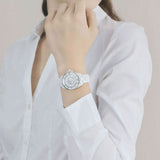 Chanel J12 Diamonds Ceramic White Dial White Steel Strap Watch for Women - J12 H1628 Buy Now By Chanel
