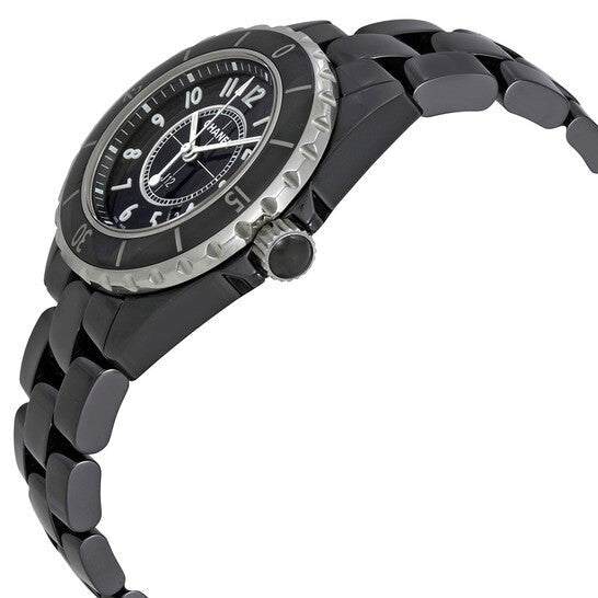 Chanel J12 Quartz Ceramic Black Dial Black Steel Strap Watch for Women - J12 H0682 Buy Now By Chanel