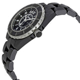 Chanel J12 Quartz Ceramic Black Dial Black Steel Strap Watch for Women - J12 H0682 Buy Now By Chanel