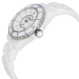 Chanel J12 Diamonds Ceramic White Dial White Steel Strap Watch for Women - J12 H1628 Buy Now By Chanel