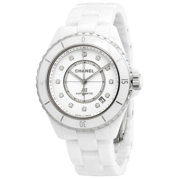 Chanel J12 Quartz Diamonds White Dial White Steel Strap Watch for Women - J12 H3110 Buy Now By Chanel