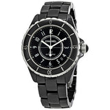 Chanel J12 Quartz Ceramic Black Dial Black Steel Strap Watch for Women - J12 H0682 Buy Now By Chanel