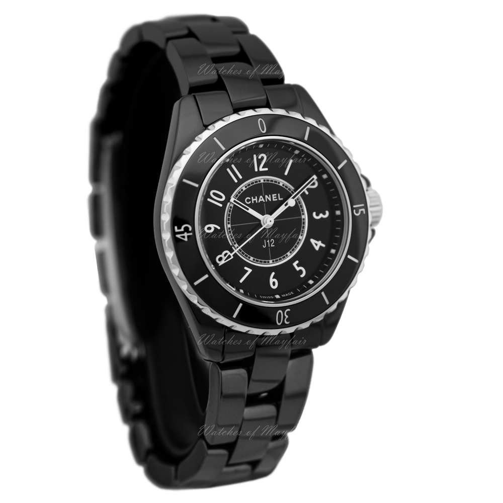 Chanel J12 Quartz Black Dial Black Steel Strap Watch for Women - J12 H5695 Buy Now By Chanel
