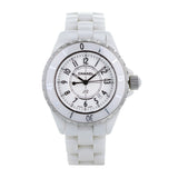 Chanel J12 Ceramic White Dial White Steel Strap Watch for Women - J12 H0968 Buy Now By Chanel