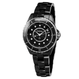 Chanel J12 Quartz Diamonds Black Dial Black Steel Strap Watch for Women - J12 H5701 Buy Now By Chanel