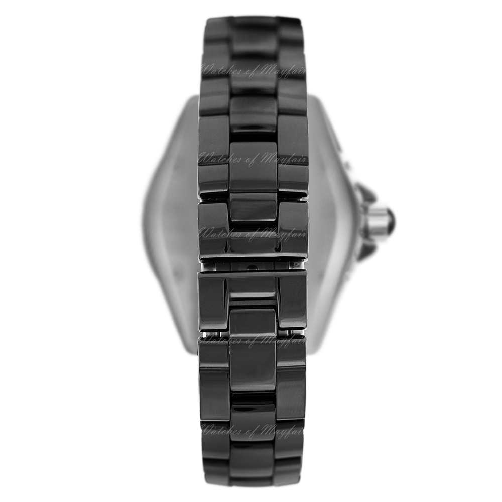 Chanel J12 Quartz Ceramic Black Dial Black Steel Strap Watch for Women - J12 H0682