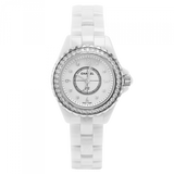 Chanel J12 Quartz Diamonds White Dial White Steel Strap Watch for Women - J12 H3110 Buy Now By Chanel