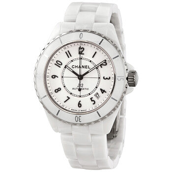 Chanel J12 Quartz Diamonds White Dial White Steel Strap Watch for Women - J12 H5703 Buy Now By Chanel