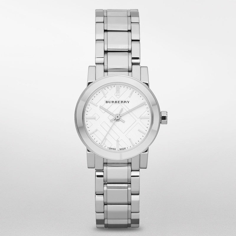 Burberry The City Silver Dial Silver Steel Strap Watch for Women - BU9200 Buy Now By Burberry