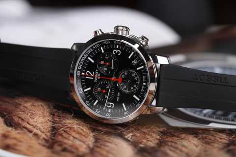 Tissot PRC 200 Chronograph Black Dial Black Rubber Strap Watch for Men - T114.417.17.057.00 Buy Now By Tissot