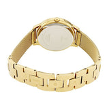 Guess Chelsea Crystals Black Dial Gold Mesh Bracelet Watch For Women - W0647L8 Buy Now By Guess