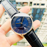 Tissot Chemin Des Tourelles Powermatic 80 Blue Dial Blue Leather Strap Watch for Men - T099.407.16.048.00 Buy Now By Tissot