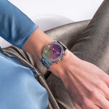 Guess Sol Chronograph Crystals Multicolor Dial Silver Steel Strap Watch For Women - GW0483L1 Buy Now By Guess