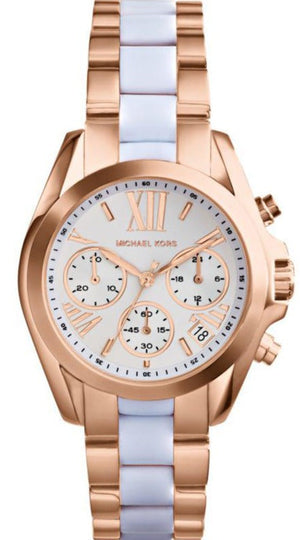 Michael Kors Bradshaw Silver Dial Two Tone Steel Strap Watch for Women - MK5907 Buy Now By Michael Kors