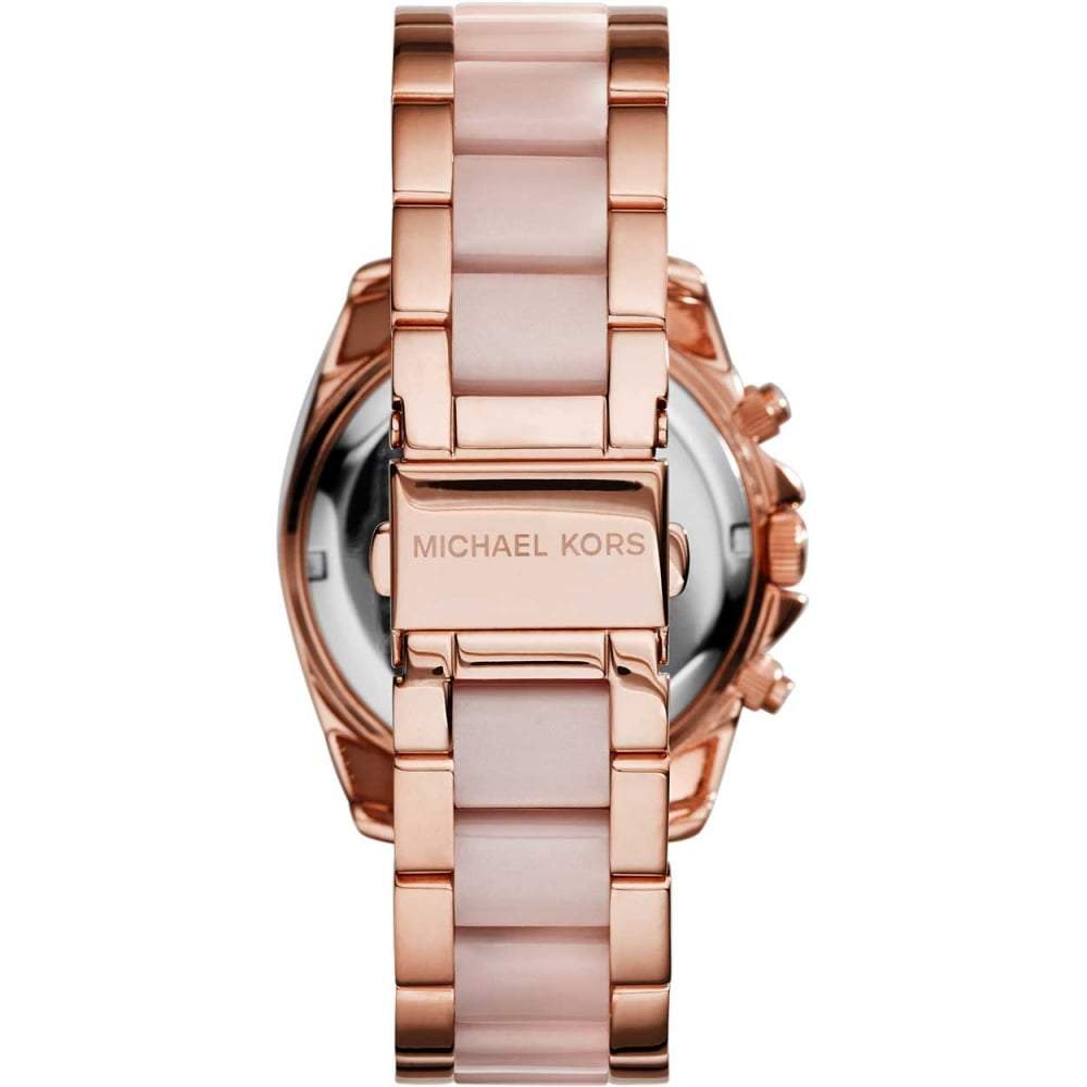 Michael Kors Blair Chronograph Rose Gold Dial Two Tone Steel Strap Watch for Women - MK5943 Buy Now By Michael Kors