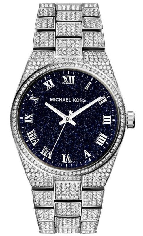 Michael Kors Channing Diamonds Black Dial Silver Steel Strap Watch for Women - MK6089 Buy Now By Michael Kors