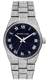 Michael Kors Channing Diamonds Black Dial Silver Steel Strap Watch for Women - MK6089 Buy Now By Michael Kors