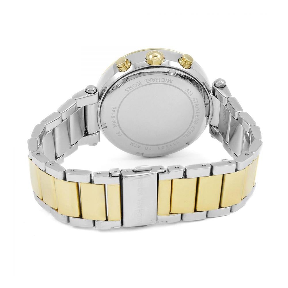 Michael Kors Parker Pink Dial Two Tone Steel Strap Watch for Women - MK6140 Buy Now By Michael Kors