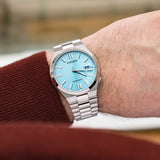 Citizen Tsuyosa Automatic Turquoise Dial Silver Steel Strap Watch For Men - NJ0151-88M Buy Now By Citizen