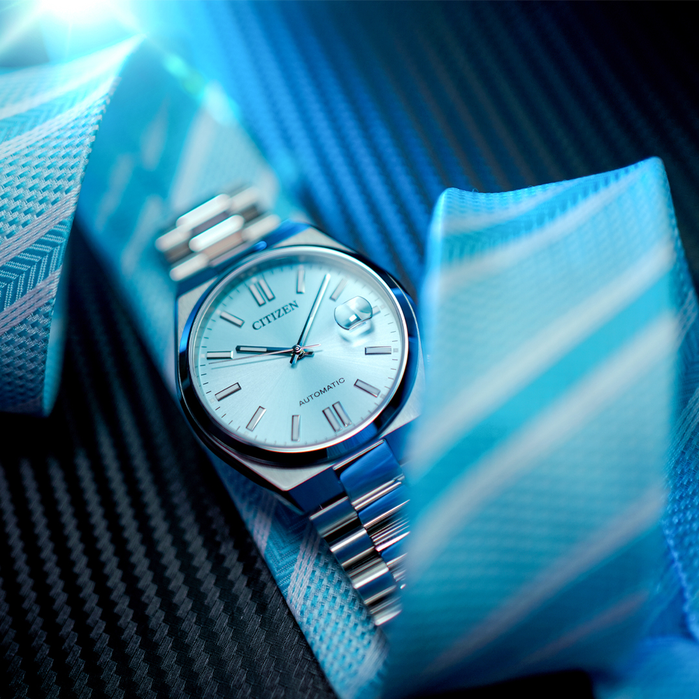 Citizen Tsuyosa Automatic Turquoise Dial Silver Steel Strap Watch For Men - NJ0151-88M Buy Now By Citizen