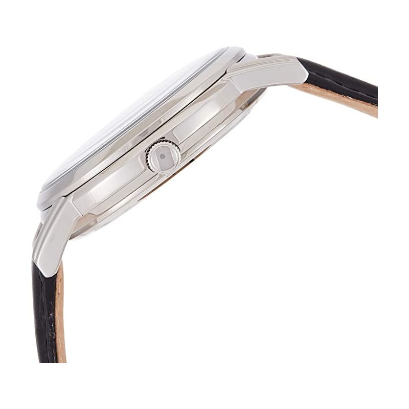 Citizen Eco Drive Silver Dial Black Leather Strap Watch For Men - AO9000-06B Buy Now By Citizen